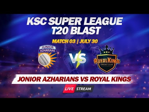 🔴Live | K C S Super League T20 Blast | Junior Azharians Vs Royal Kings | From Batticaloa | 30.07.23