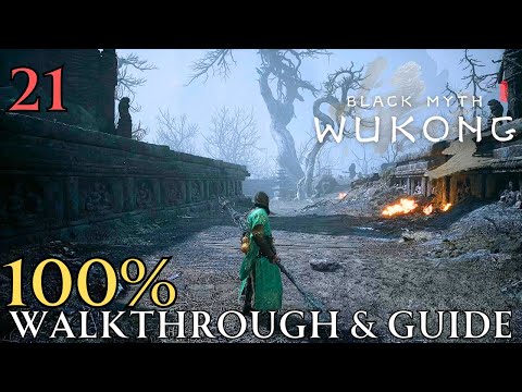 Black Myth Wukong 100% part 21 : Chapter 5 Woods of Ember Walkthrough & Guide