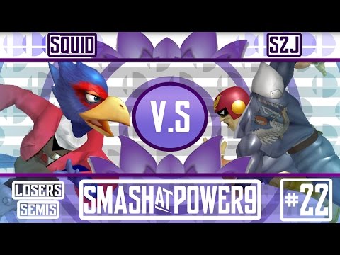 S@P9 #22 - SSBM - Squid (Falco) VS Tempo | S2J (Falcon) Losers Semis