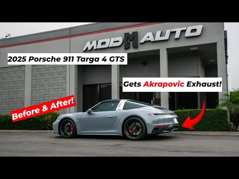 2025 Porsche 911 Gets Akrapovic Exhaust! Full Review!