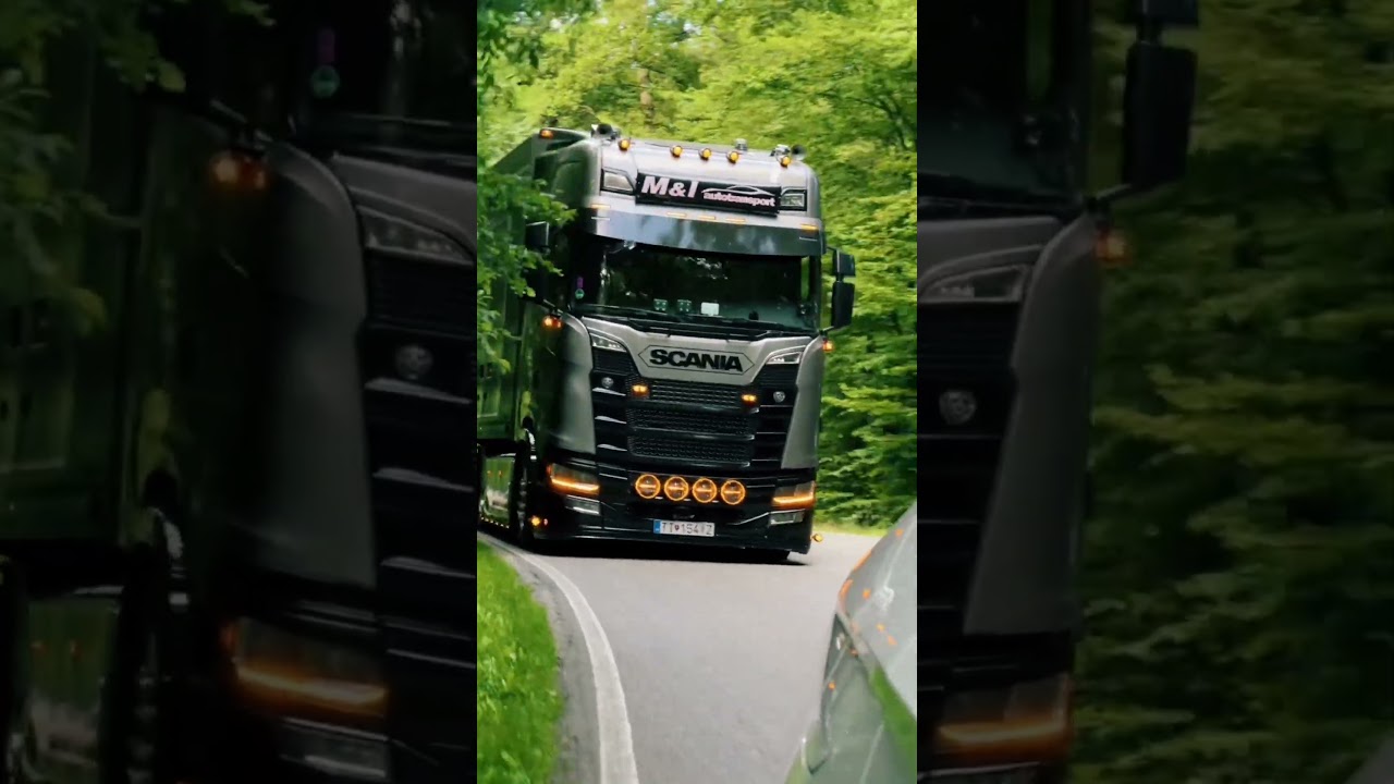 Confidence Like This Girl Behind the Wheel #RoadQueen #DrivingSkills #Shorts #Scania