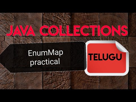 Enummap Class Example In Java Collection Java Collection Framework In Telugu