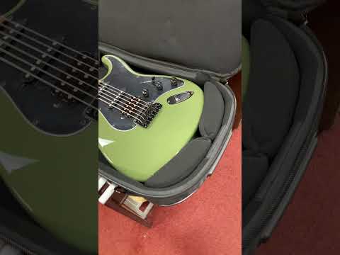 Suhr Custom Classic S HSS Rosewood Fingerboard Matching Color Headstock Dark Forest Green