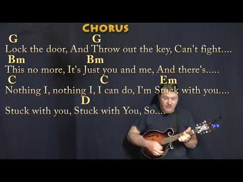Stuck With U (Ariana Grande & Justin Bieber) Mandolin Cover Lesson in G with Chords/Lyrics