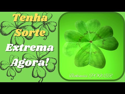 🍀Tenha Sorte Extrema Agora! Áudio Extremamente Poderoso! - Áudio Subliminal (Resultados Rápidos)