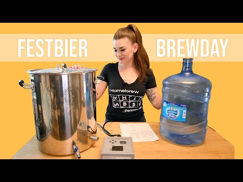 Festbier Brew: The Modern Oktoberfest Beer (With Step Mash & No Chill)