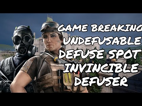 GAME BREAKING RAINBOW SIX SIEGE GLITCH | INVINCIBLE DEFUSER GLITCH | UNDEFUSABLE DEFUSER GLITCH | R6