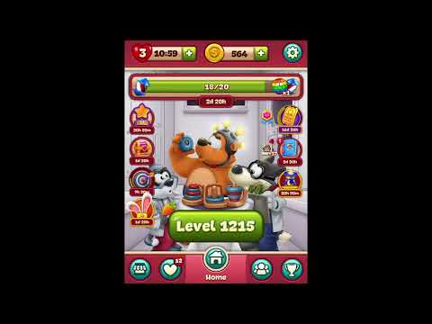 Toon Blast Level 1215-1217