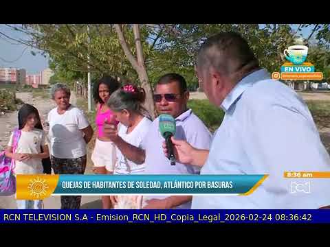 EN NOTICIAS RCN BASURERO A CIELO ABIERTO EN TERRANOVA II SOLEDAD ATLANTICO
