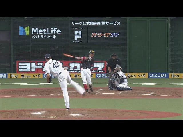 【8回表】ホークス・明石 今日2本目のタイムリーで点差を詰める!! 2018/9/16 L-H