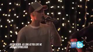 Justin Bieber - As Long As You Love Me (Official Acoustic Live Performance)