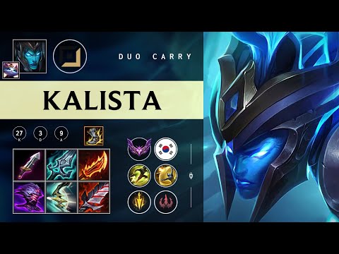 Kalista ADC vs Nilah - KR Master Patch 26.01