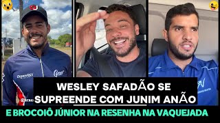 WESLEY SAFADÃO SE SURPREENDE COM JUNIM ANÃO E BROCOIÔ JÚNIOR NA VAQUEJADA