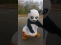 Kung Fu Panda and Dora Dancing at the Scotland County Christmas Parade