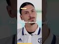 Lions they don't compare themselves with humans - Zlatan Ibrahimovic #shorts
