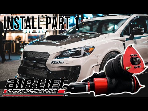 How to Install Air Lift Suspension Part 1 - 2015+ WRX STI