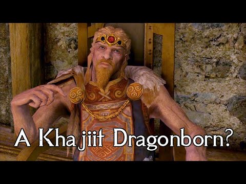 Jarl Balgruuf meets the Khajiit Dragonborn (AI voice meme)