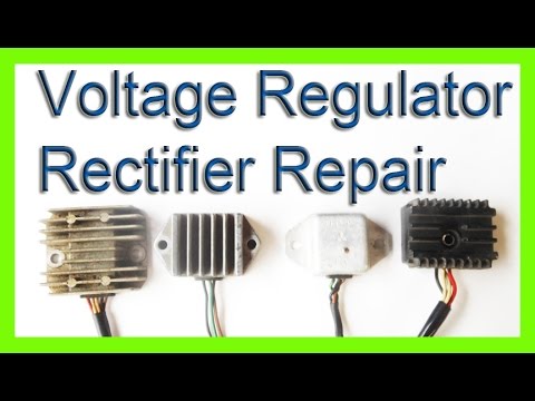 how to repair a voltage rectifier regulator  charging system