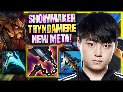 SHOWMAKER TRIES NEW META TRYNDAMERE MID! - DK ShowMaker Plays Tryndamere Mid vs Twisted Fate!