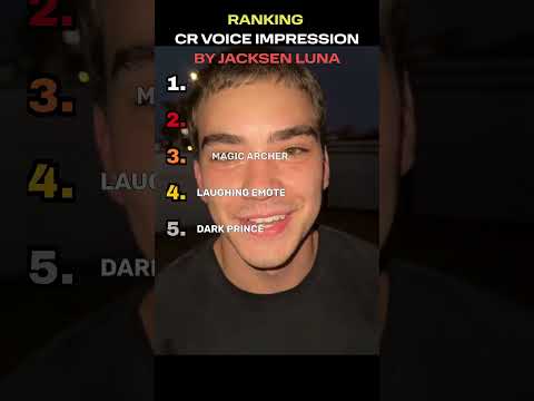 Part 4 | RANKING CR VOICE IMPRESSION BY JACKSEN LUNA! #clashroyale   #ranking #rankingvideo #shorts