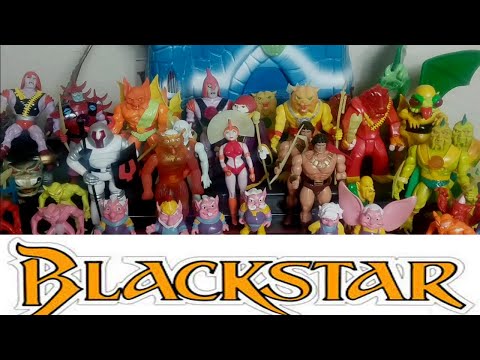 RETRO-WED: GALOOB BLACKSTAR THE ENTIRE TOY LINE AND IT IS BETTER THAN MOTU HEMAN!!