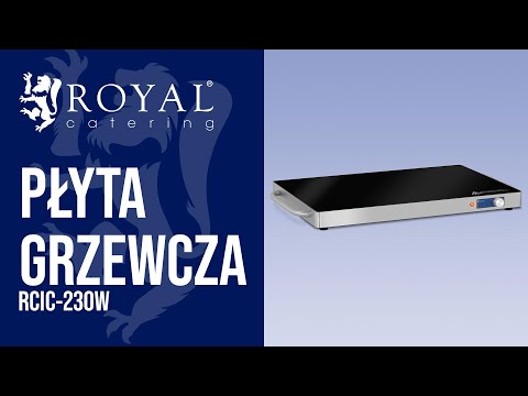 Video - Płyta grzewcza - 240 W - szklana płyta