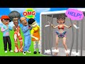 Squid Game Vs Scary Teacher 3D Squid Girl Bikini Dressing Room Long Dress Drawing 5 Times Challenge