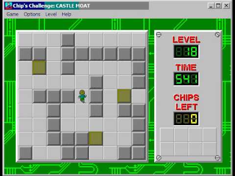 Chip's Challenge 1 level 18 solution - 434 seconds