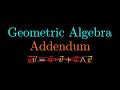 Addendum to A Swift Introduction to Geometric Algebra