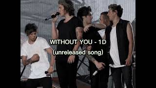 Without you- one direction (unreleased song)