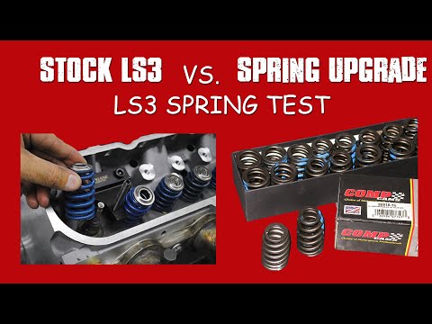 DO STIFFER VALVE SPRINGS COST POWER? LS3 SPRING TEST!!