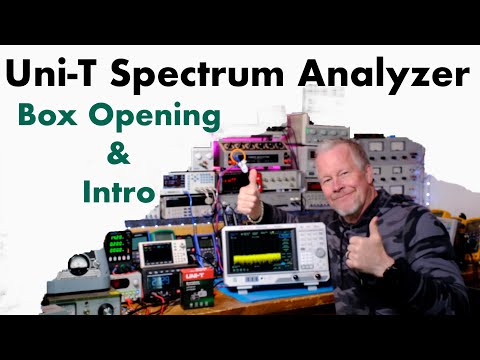 Uni-T UTS3021B Spectrum Analyzer Box opening and Introduction #UTS3021B #spectrumanalyzer