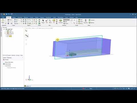 Geometry Preparation in ANSYS SpaceClaim for the Aerodynamic Analysis of a Solar Car - Part 1