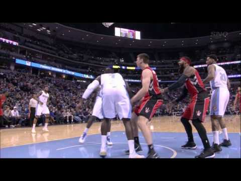 Tyler Hansbrough's dunk on J.J. Hickson
