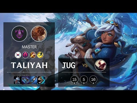 Taliyah Jungle vs Lee Sin - KR Master Patch 10.3