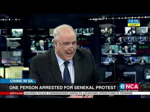 One person arrested for Senekal protest Crime in SA