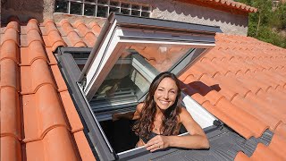 THE INCREDIBLE RESULTS OF OUR CHALLENGING ROOF BUILD (with skylights)!