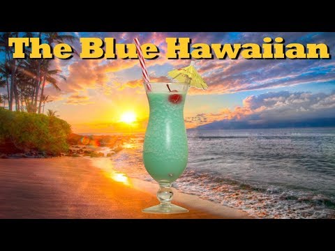 How To Make  A Blue Hawaiian Tropical Cocktail | Drinks Made Easy