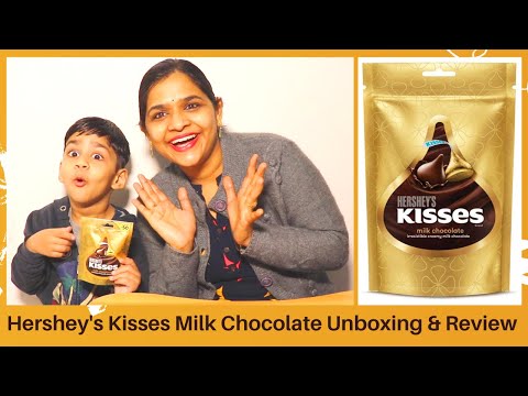 Hershey's Kisses Milk Chocolate Unboxing & Review|  | Indian Mom Forever