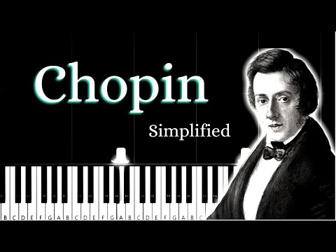CHOPİN Nocturne No.20 in C Sharp Minor - EASY PİANO TUTORİAL (Slow)