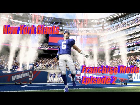 New York Giants Franchise Mode ep 2