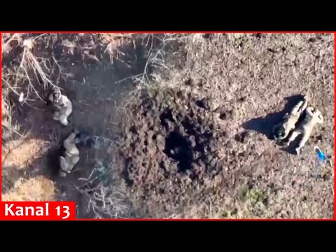 Watching the drone, Russian soldier couldn’t escape – “Falls asleep” with fellow soldiers