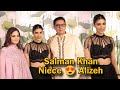 Salman Khan Diwali Party 2023 Niece Alizeh Agnihotri With Father Atul & Mother Alvira
