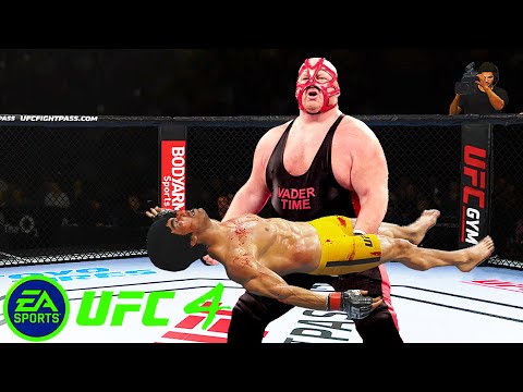 UFC4 Bruce Lee vs Big Van Vader  EA Sports UFC 4  Epic Fight