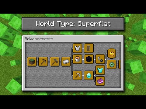 Mogswamp - Can I Get Every Minecraft Advancement In Superflat?