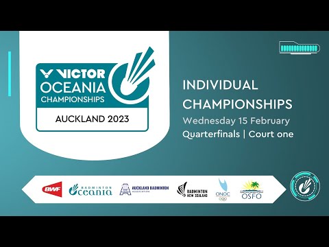 VICTOR Oceania Championships 2023 | Open Individuals | Quarterfinals - Court One | #VOC23