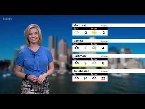 BBC WEATHER NORTH AMERICA - BIG SNOW STORM ENTERING WESTERN PARTS THIS WEEKEND - 10/12/22