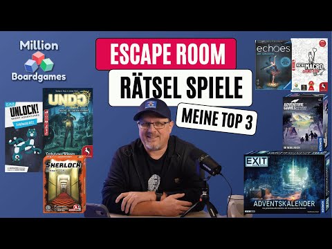 Rätsel- und Escaperoom-Spiele - Meine Top 3
