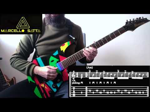 John Petrucci WILD STRINGDOM Developing Diatonic sequences EX 7 A - Ibanez Jpm p1