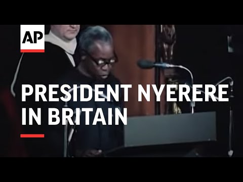 President Nyerere In Britain - 1975